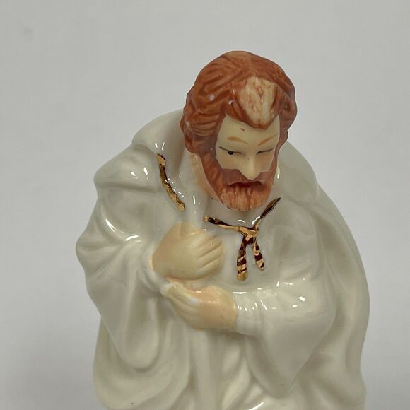 Home for the Holidays Wiseman Porcelain Nativity Replacement Figure Shepherd 6" - Picture 2 of 8